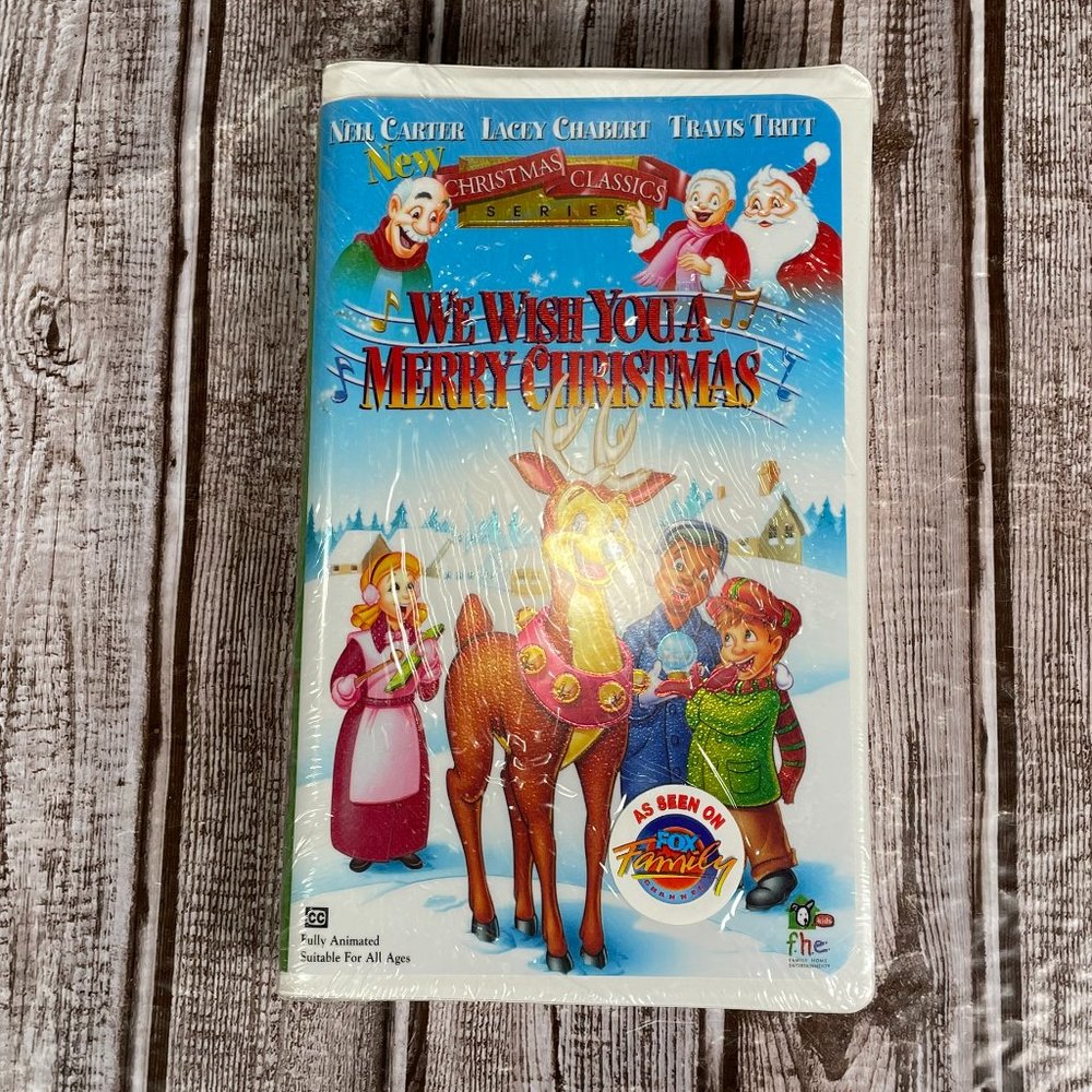 We Wish You A Merry Christmas (VHS, 1999) Animated Holiday Classic NEW SEALED